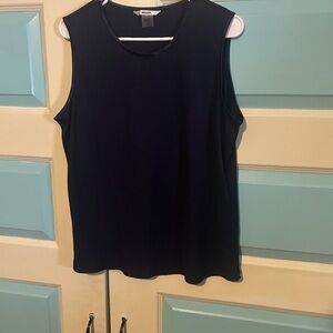 Alia dark blue  Sleeveless Top